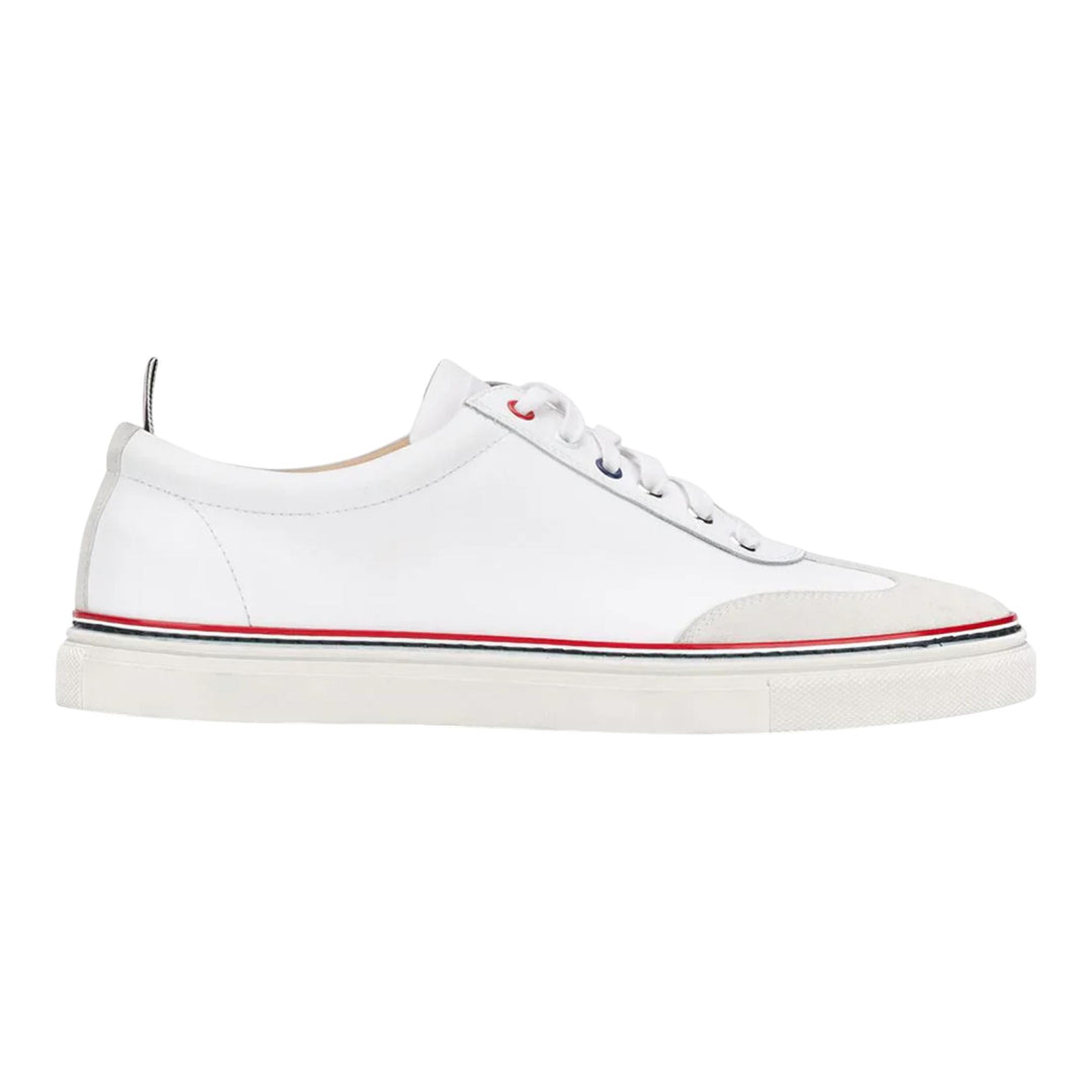 Club21 - Thom Browne - Lo-Top Trainer On RWB Cupsole Men - SNEAKERS - White