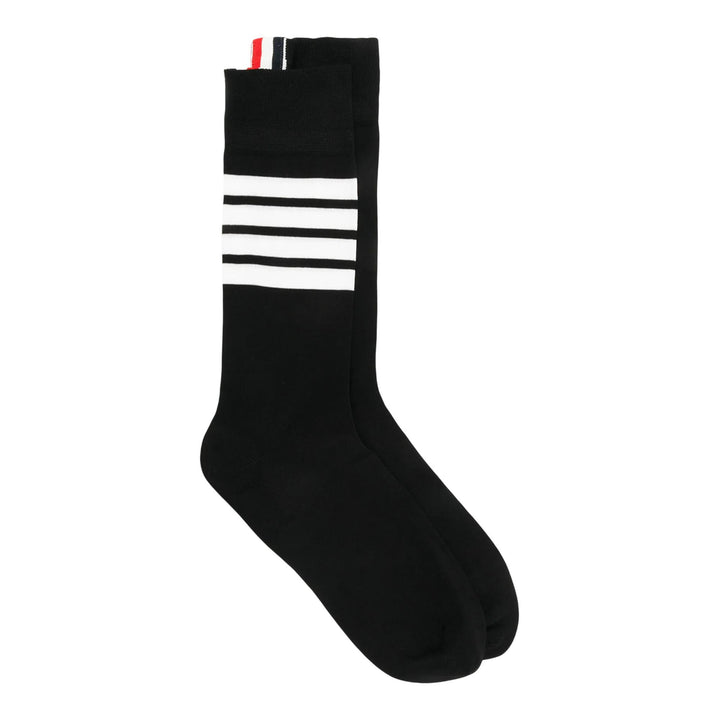 Club21 - Thom Browne - Mid Calf Socks Men - SOCKS - Black