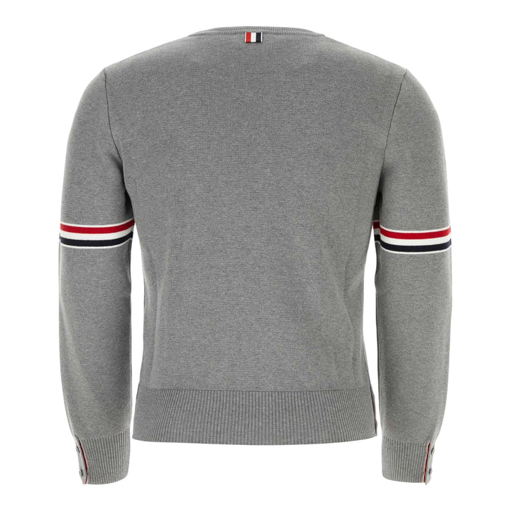 Club21 - Thom Browne - Milano Stitch Crew Neck Pullover Men - SWEATSHIRTS - Light Grey