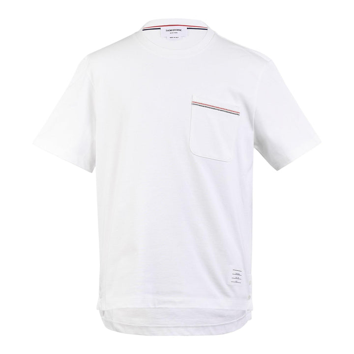Club21 - Thom Browne - Oversized Short Sleeve Tee - TEES - White