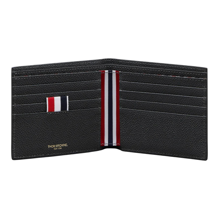 Club21 - Thom Browne - Pebble Grain Bifold Men - BILLFOLDS - Dark Grey