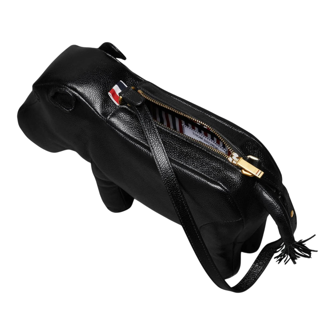 Club21 - Thom Browne - Pebble Grain Hippo Baguette Women - HANDBAGS - Black