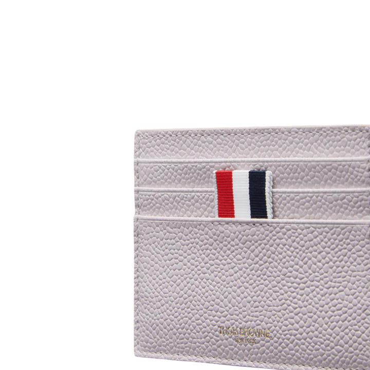 Club21 - Thom Browne - Pebble Grain Note Compartment Card Holder Men - CREDIT CARD SLIP - Pink
