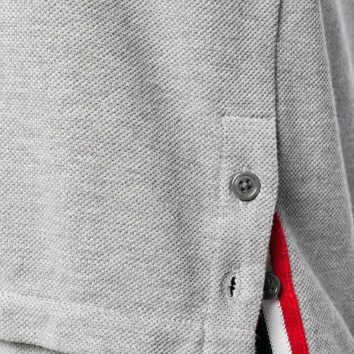 Club21 - Thom Browne - Relaxed Fit Short Sleeve Tee Women - TEES - Light Grey