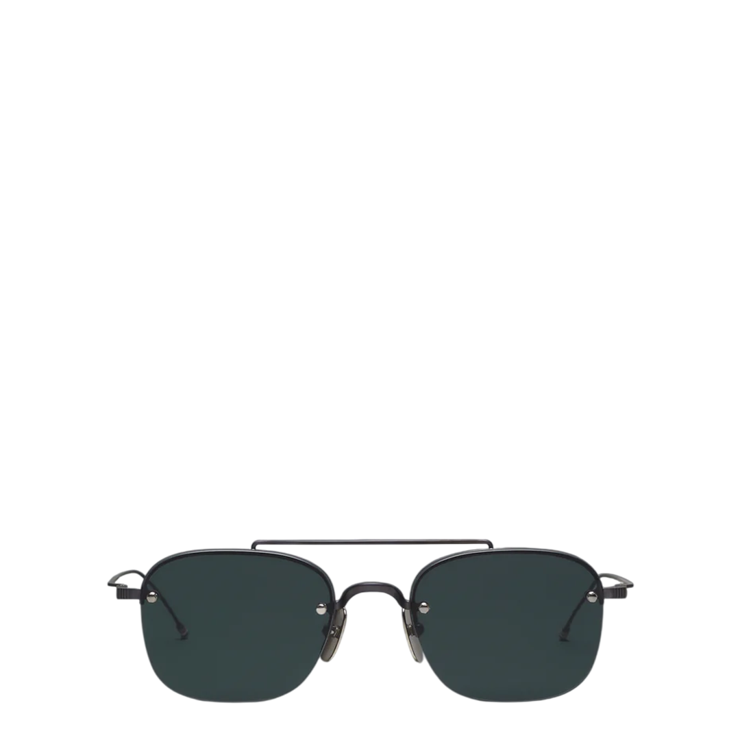 Semi-Rimless Pilot Sunglasses