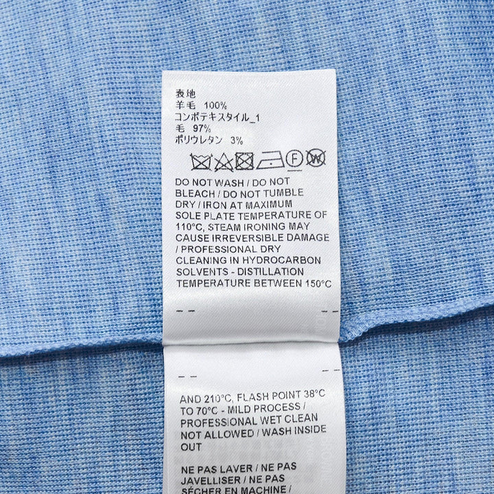 Club21 - Thom Browne - Short Sleeve Rib Cuff Tee - TEES - Light Blue