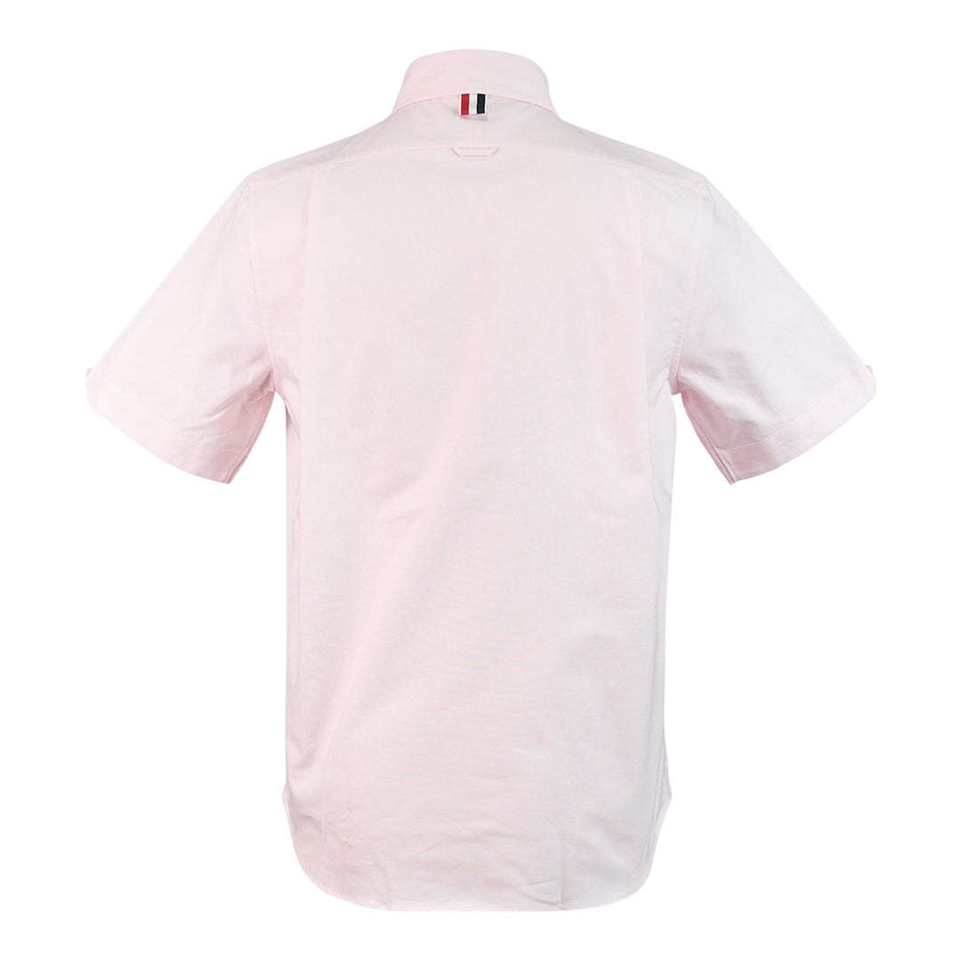 Club21 - Thom Browne - Straight Fit Shawl Collar Shirt - SHIRTS - Pink