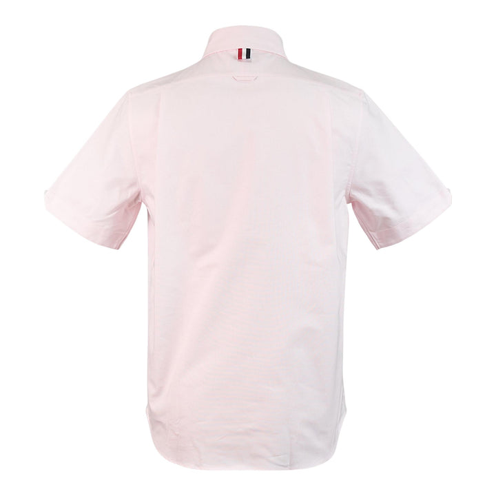 Club21 - Thom Browne - Straight Fit Shawl Collar Shirt - SHIRTS - Pink