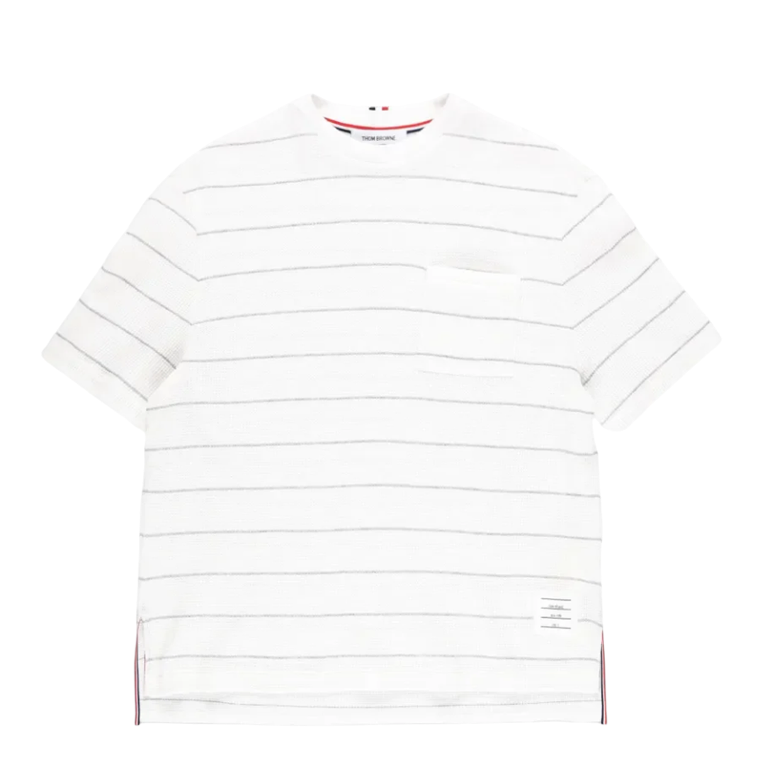 Textured Stripe Short Sleeve Tee