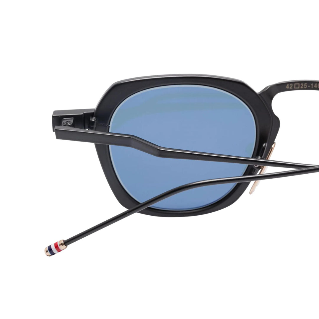 Club21 - Thom Browne - Titanium Square Sunglasses Unisex - EYEWEAR - Black