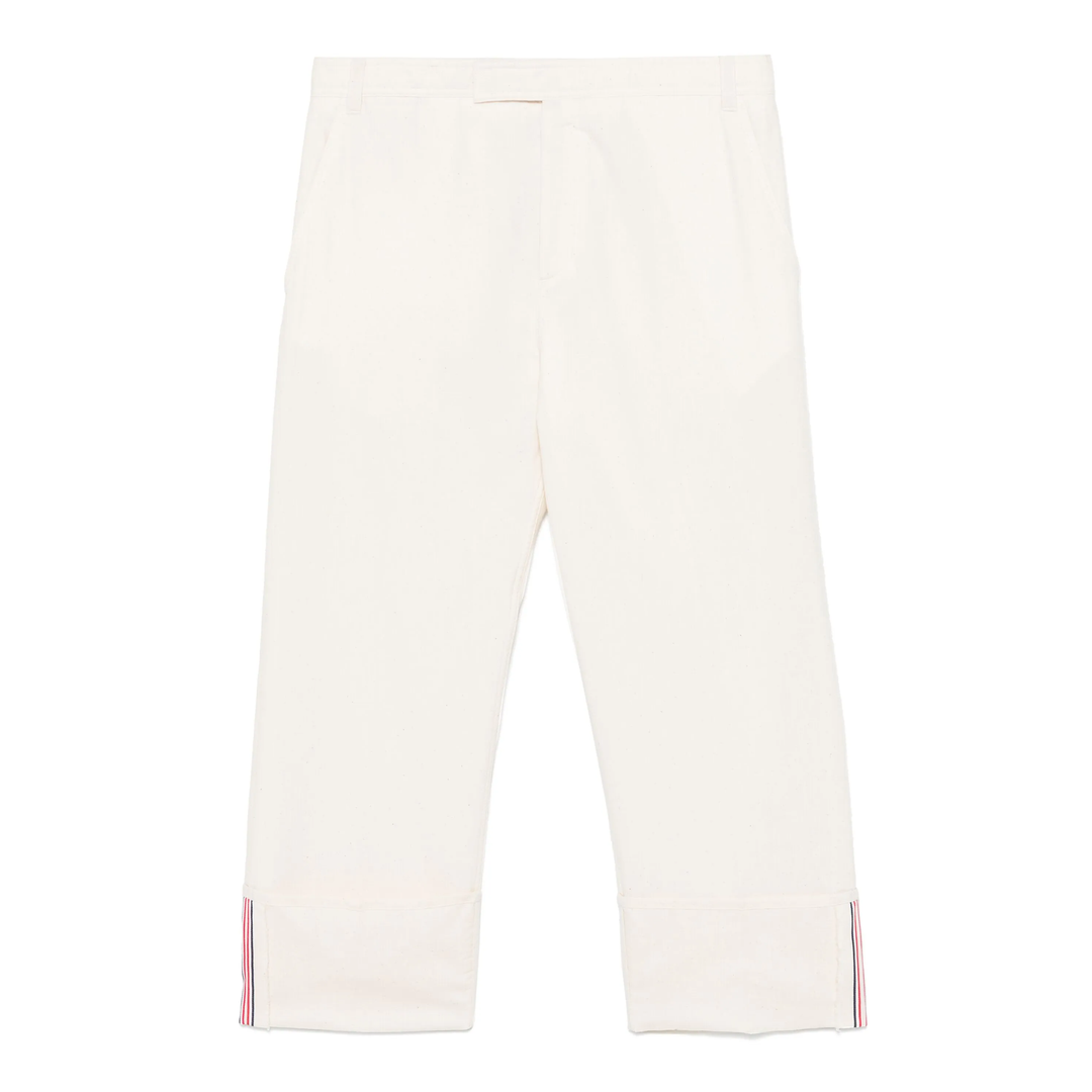 Unconstructed Straight Leg Pants