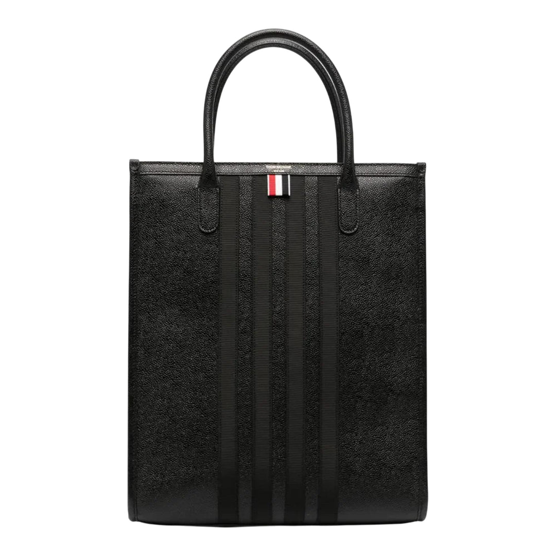 Club21 - Thom Browne - Vertical Tote With Gros Grain Men - HANDBAGS - Black