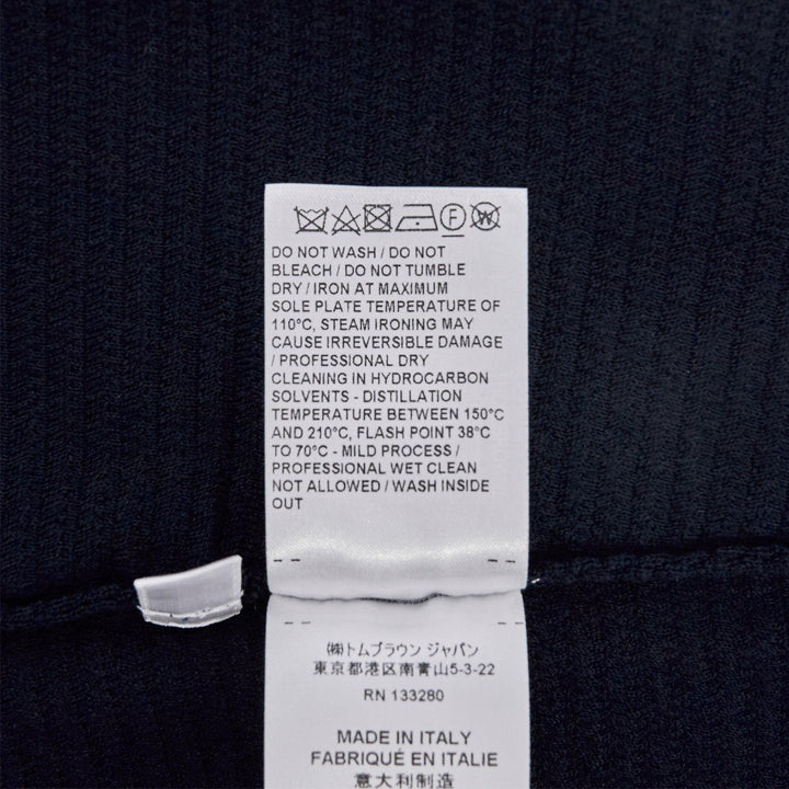 Club21 - Thom Browne - Wool Crepe 4-Bar Tee Women - KNIT TOPS - Navy