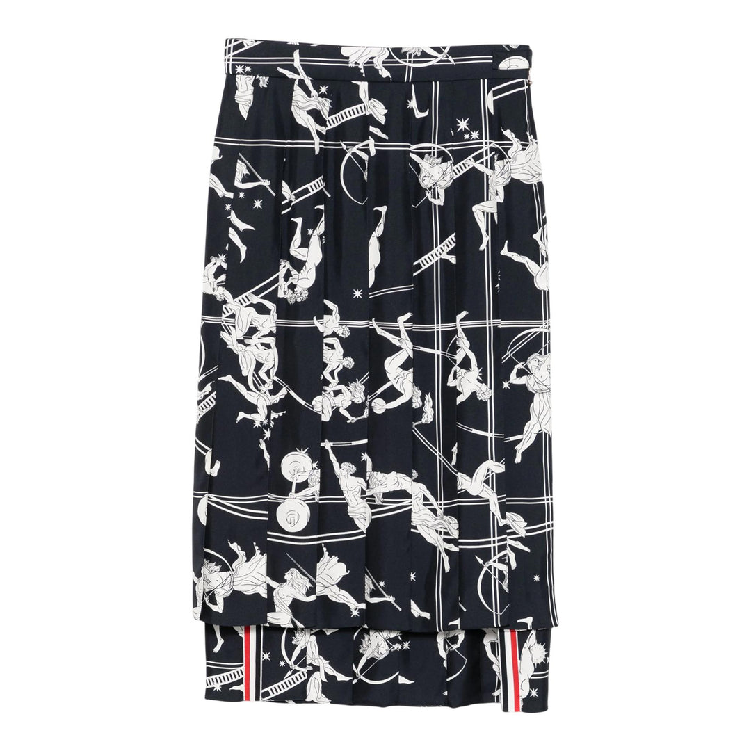 Club21 - Thom Browne - Woven Skirt Women - SKIRTS - Navy