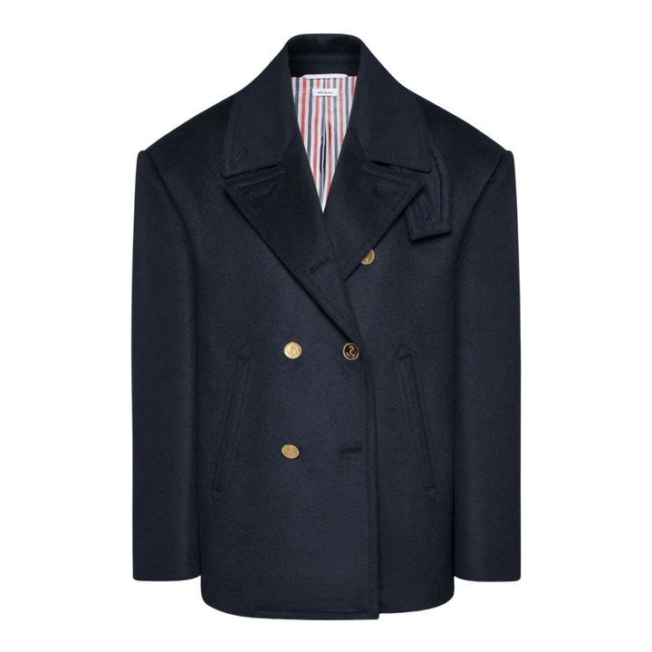 Ziberline Finish Cashmere Oversized Peacoat