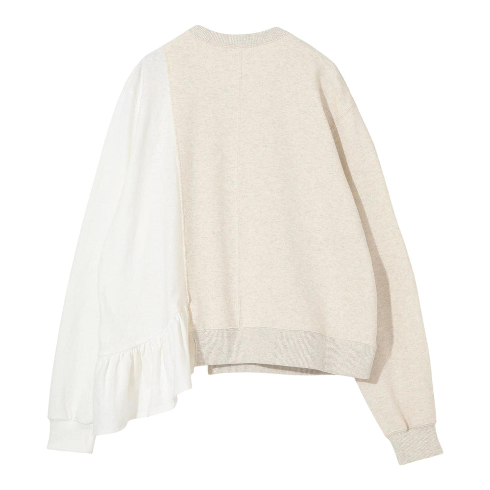Club21 - UNDERCOVER - Cut And Sew Flounces Pullover - SWEATSHIRTS - Beige