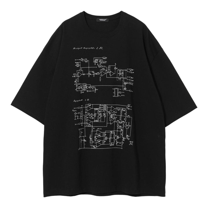 Club21 - UNDERCOVER - Faust Circuit Tee - TEES - Black