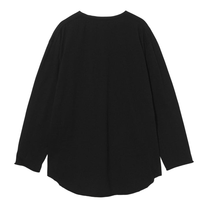 Club21 - UNDERCOVER - Long Sleeve Henley Tee - TEES - Black