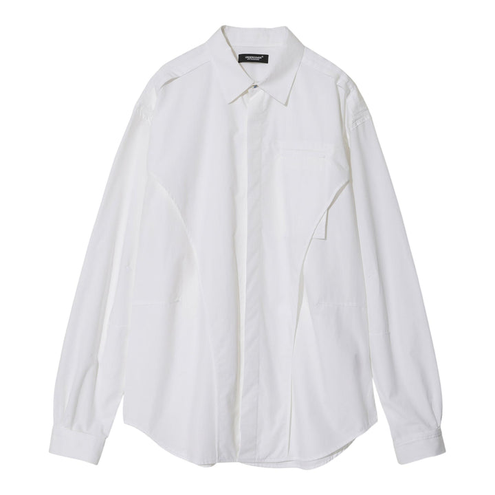 Club21 - UNDERCOVER - Long Sleeve Shirt With Seaming Detail - SHIRTS - White