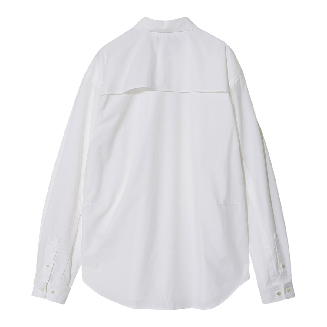 Club21 - UNDERCOVER - Long Sleeve Shirt With Seaming Detail - SHIRTS - White