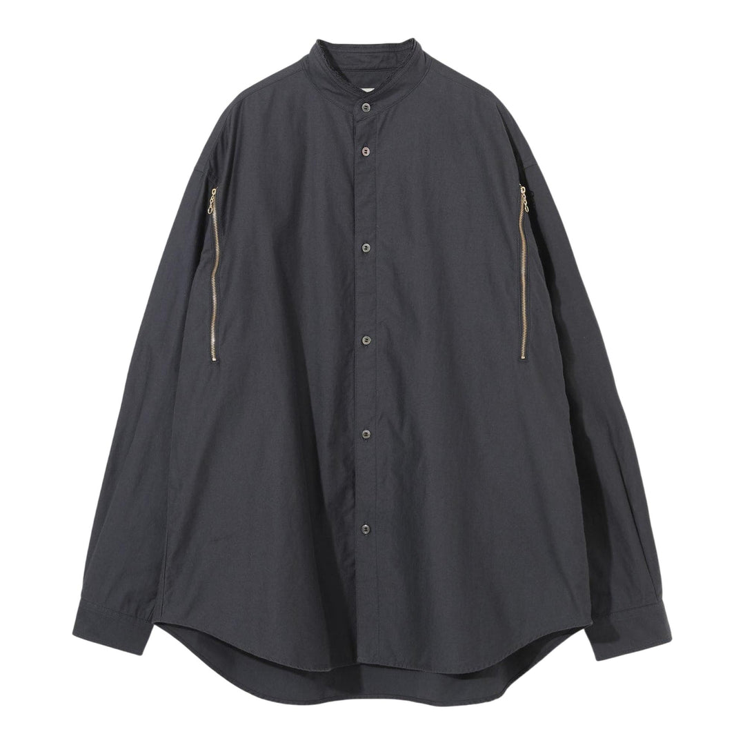 Club21 - UNDERCOVER - Long Sleeve Zipper Shirt - SHIRTS - Blue