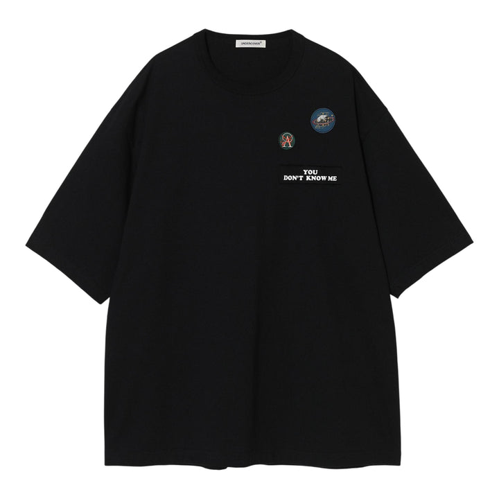 Club21 - UNDERCOVER - Short Sleeve Patches Tee - TEES - Black