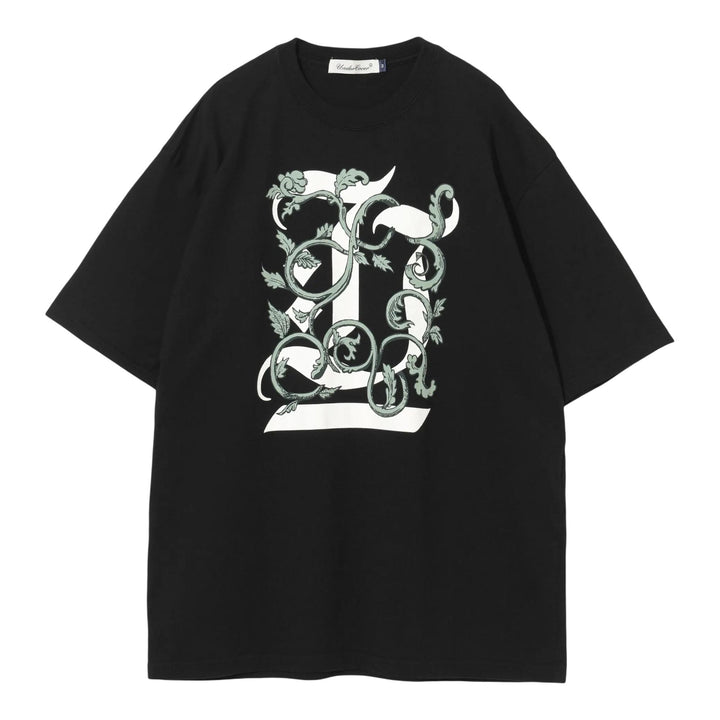 Club21 - UNDERCOVER - Short Sleeve Script Tee - TEES - Black