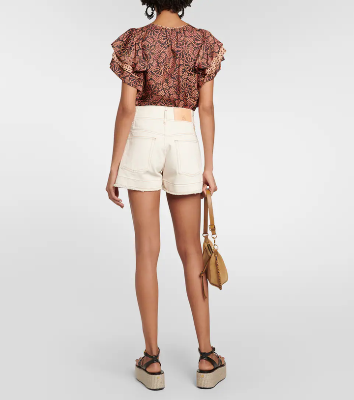 Ulla Johnson The Charlotte Short White 2