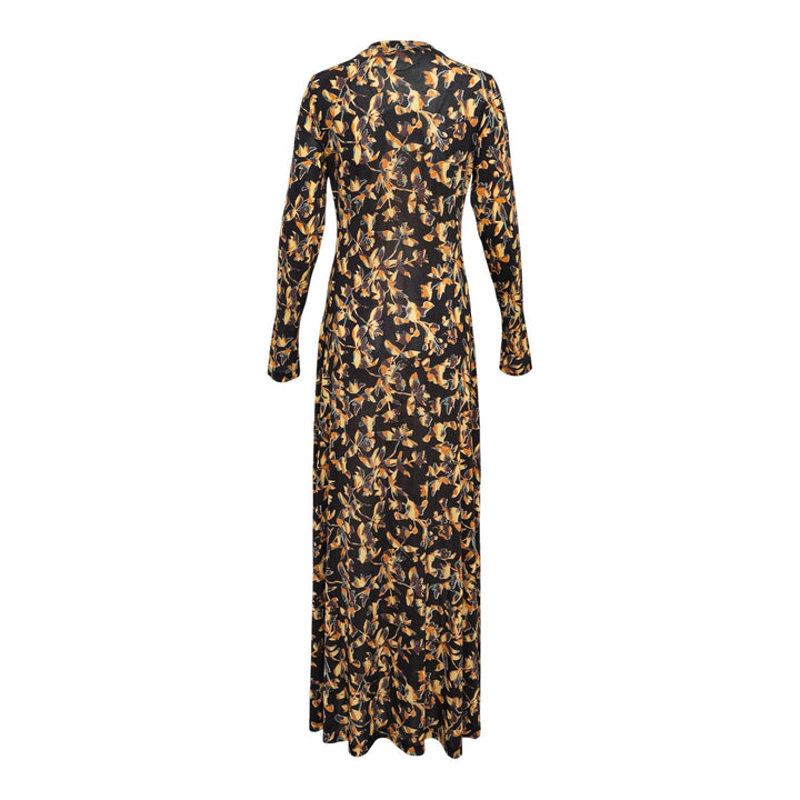 Club21 - Ulla Johnson - Amari Jersey Long Sleeve Dress - WOVEN DRESSES - Yellow