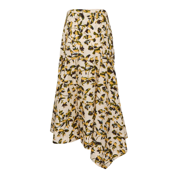 Club21 - Ulla Johnson - Annika High Waist Asymmetrical Midi Skirt - SKIRTS - Yellow