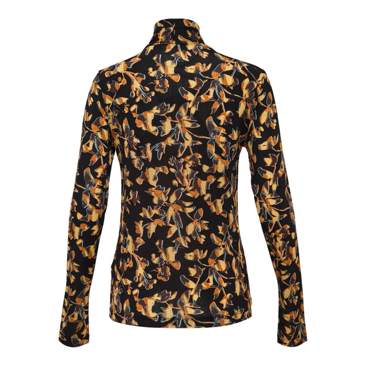 Club21 - Ulla Johnson - Aurelia Jersey Long Sleeve Turtleneck Top - WOVEN TOPS - Yellow