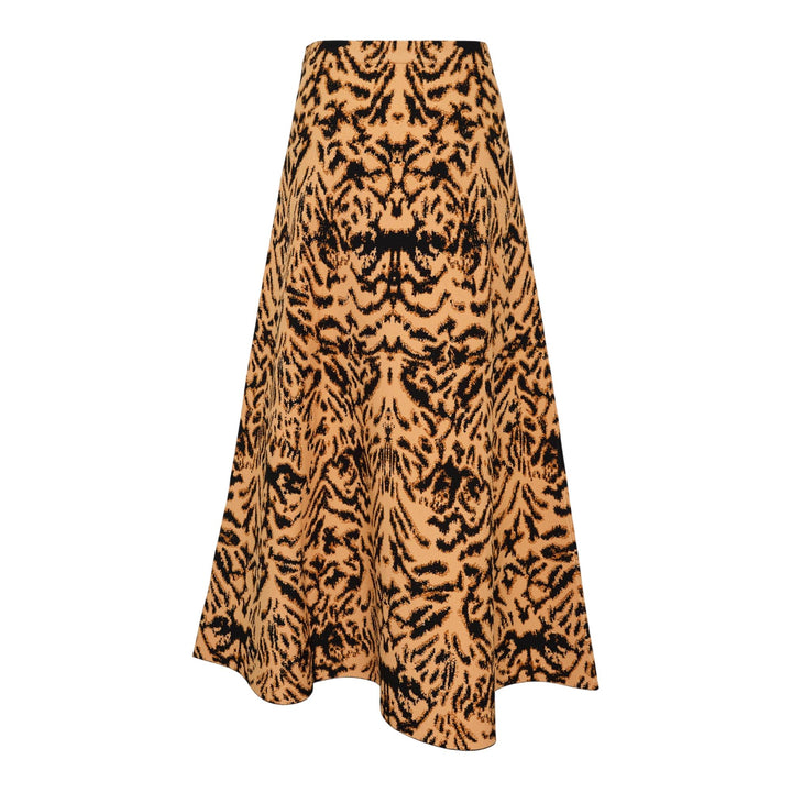 Club21 - Ulla Johnson - Lani Jacquard Knit Skirt - SKIRTS - Brown
