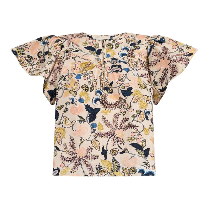 Club21 - Ulla Johnson - Perline Flutter Sleeve Blouse - BLOUSES - Off-White