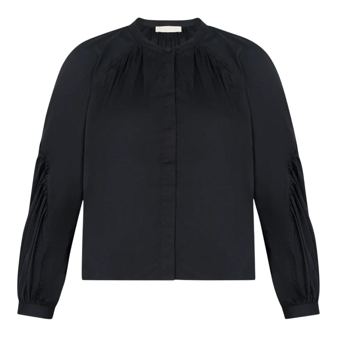 Club21 - Ulla Johnson - Rowena Long Sleeve Blouse - BLOUSES - Black