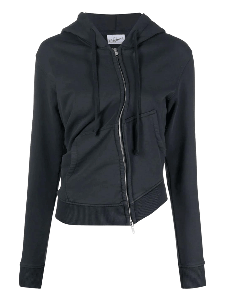 VAQUERA-Womens-Twisted-Hoodie-Black-1