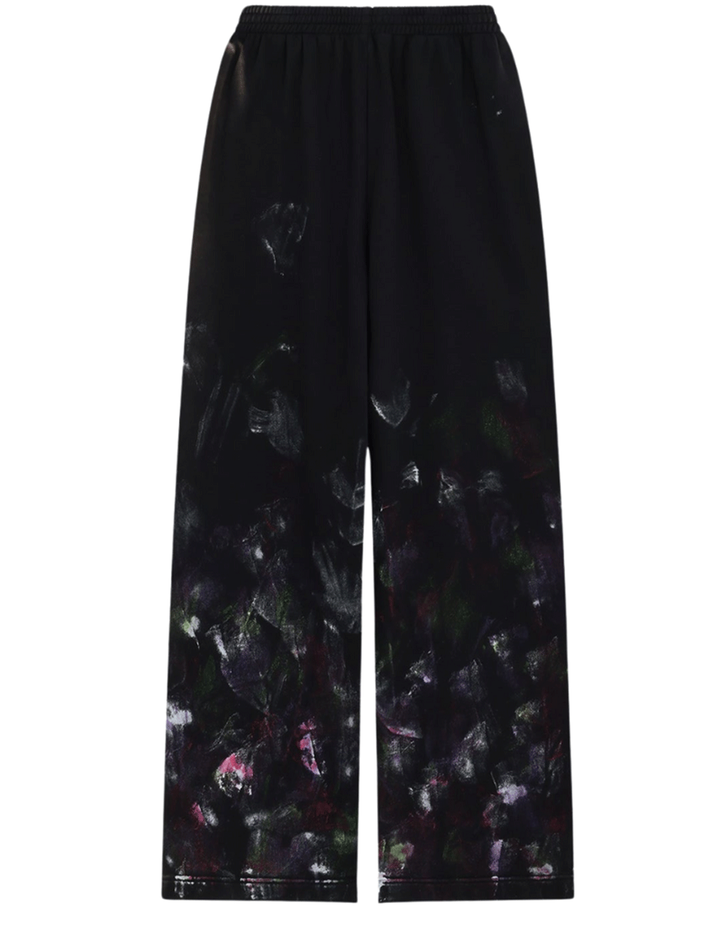 We11done-Black-Multi-Color-Painted-Pants-Black-2