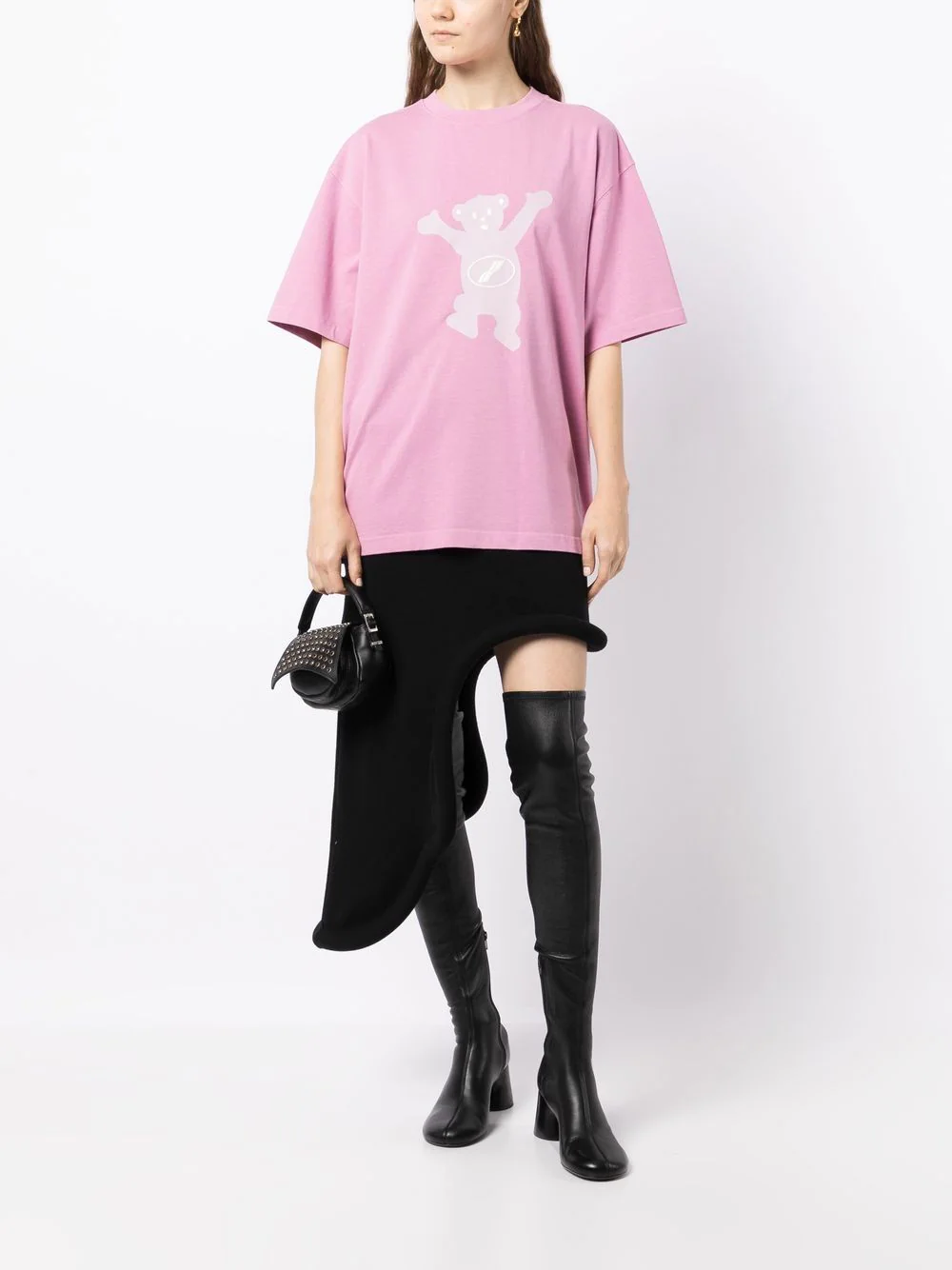 We11done-Pink-Teddy-Logo-T-Shirt-Pink-2