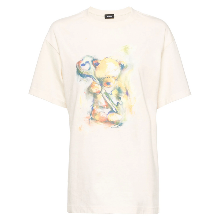 Beige Teddy Bear With Key T-Shirt