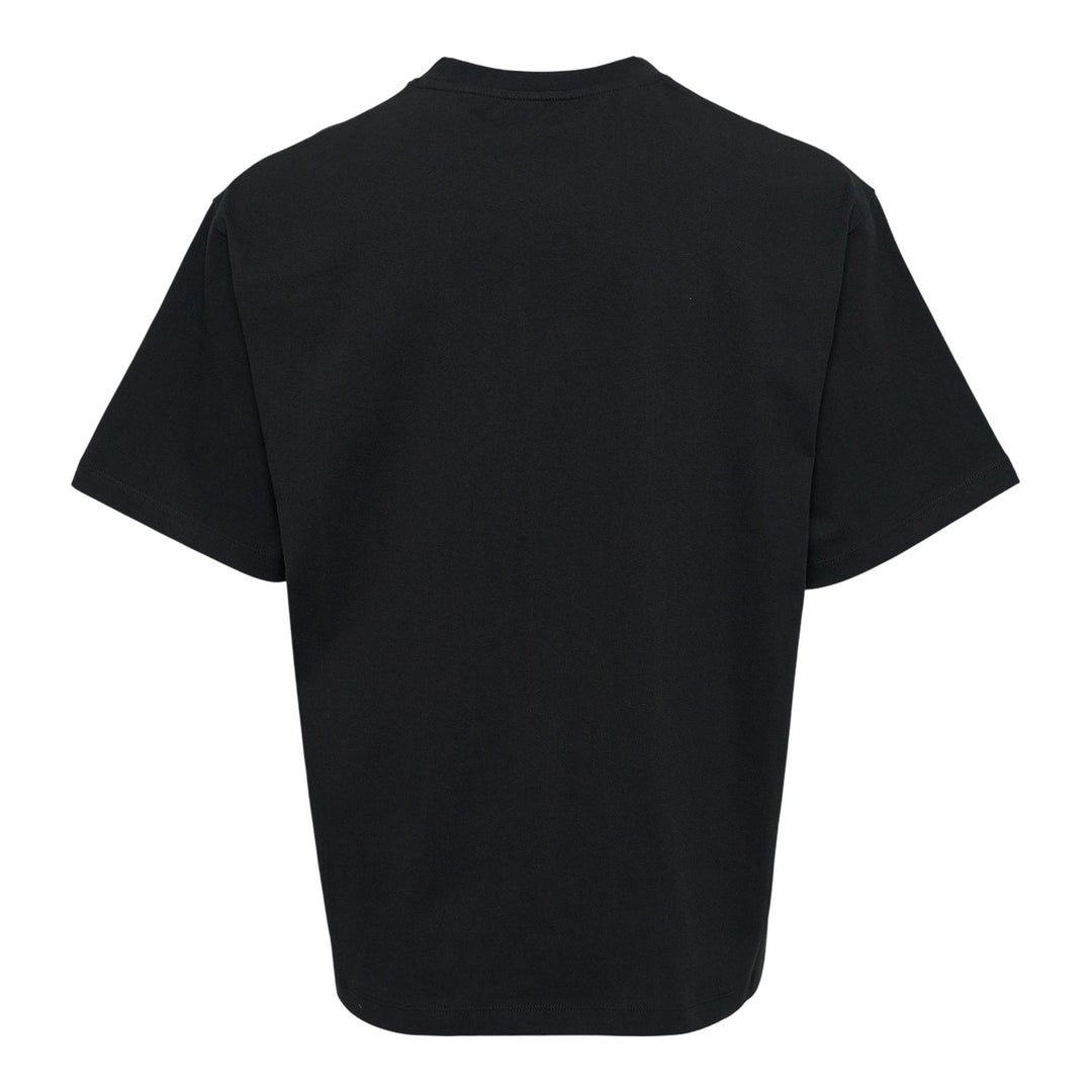 Club21 - We11done - Black Pearly SE11DONE Logo T-Shirt - TEES - Black