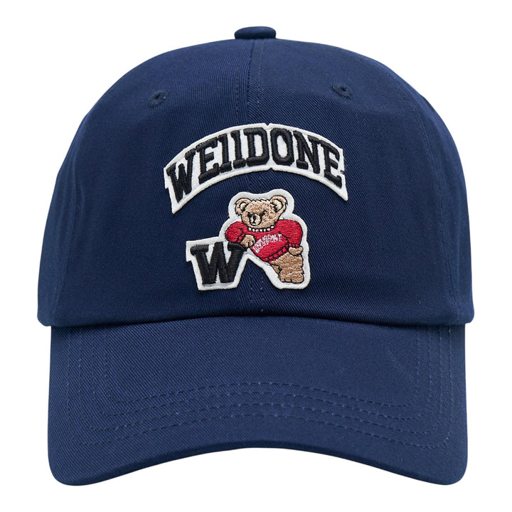 Club21 - We11done - Navy Varsity Logo Cap - HATS - Navy
