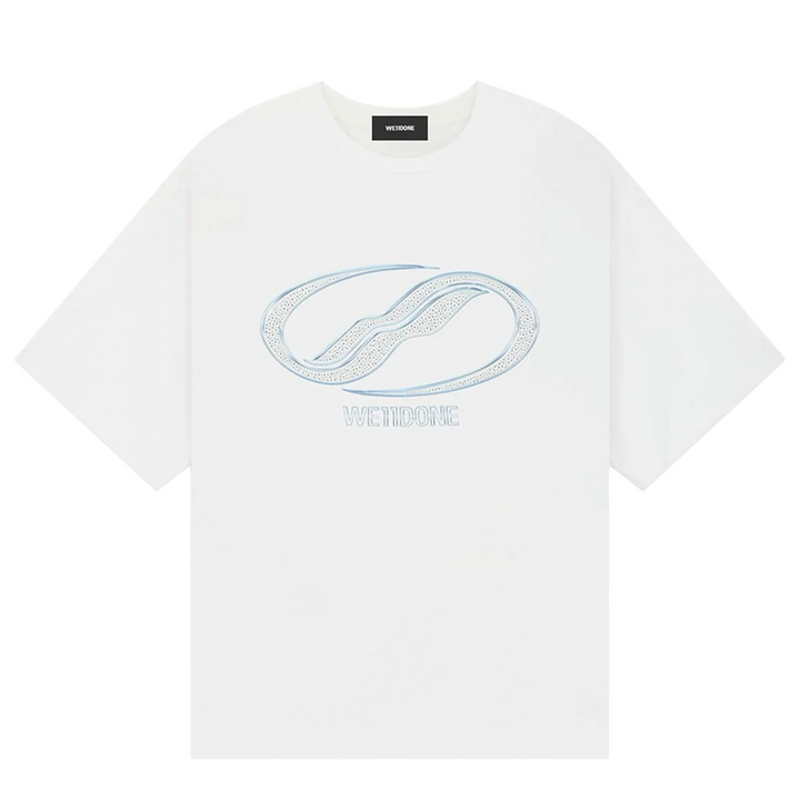 White Basic Washed T-Shirt