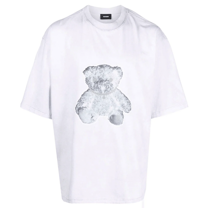 White Pearl Necklace Teddy Tee