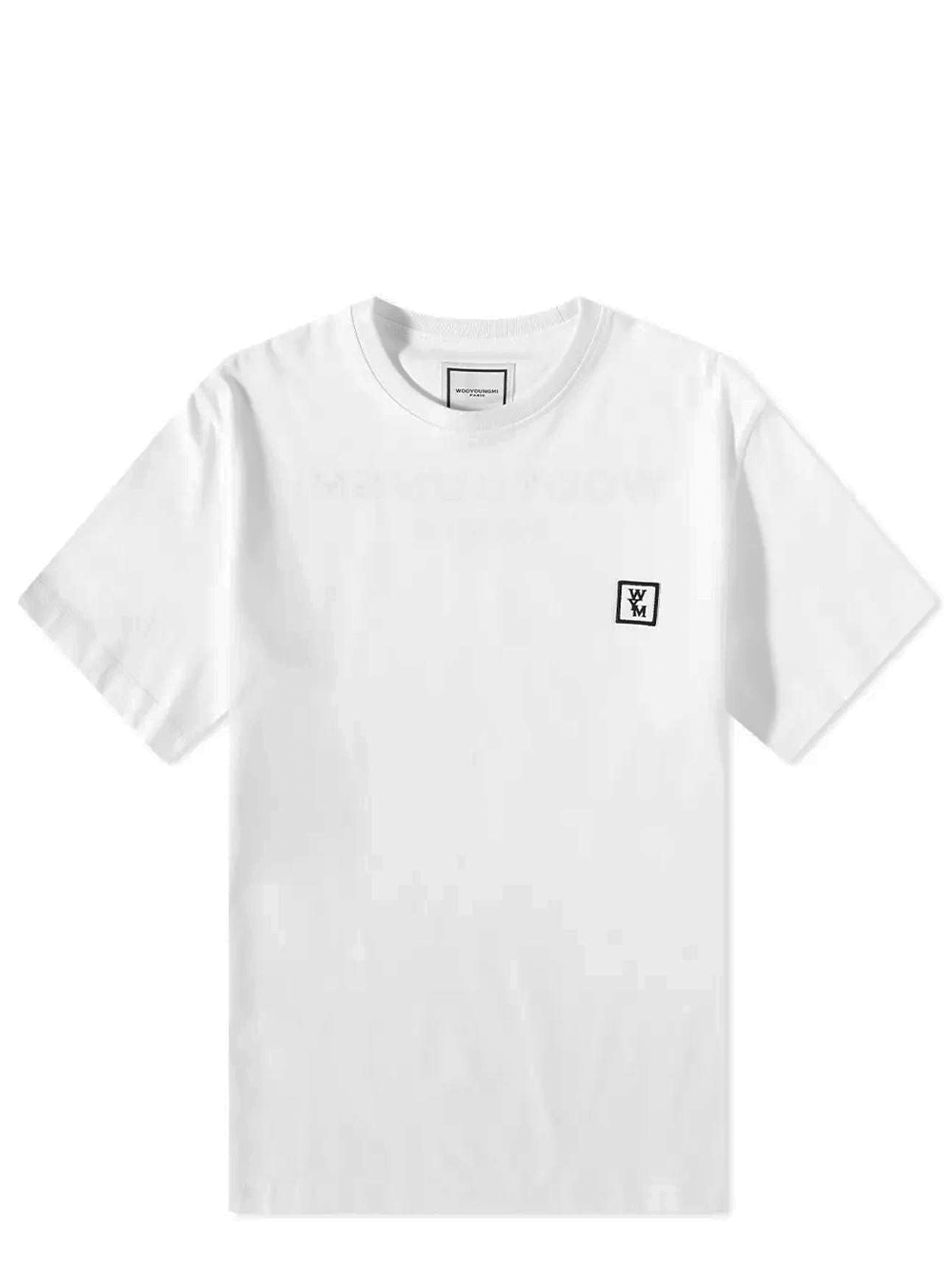 Wooyoungmi Logo-Patch Short-Sleeve T-Shirt White 1