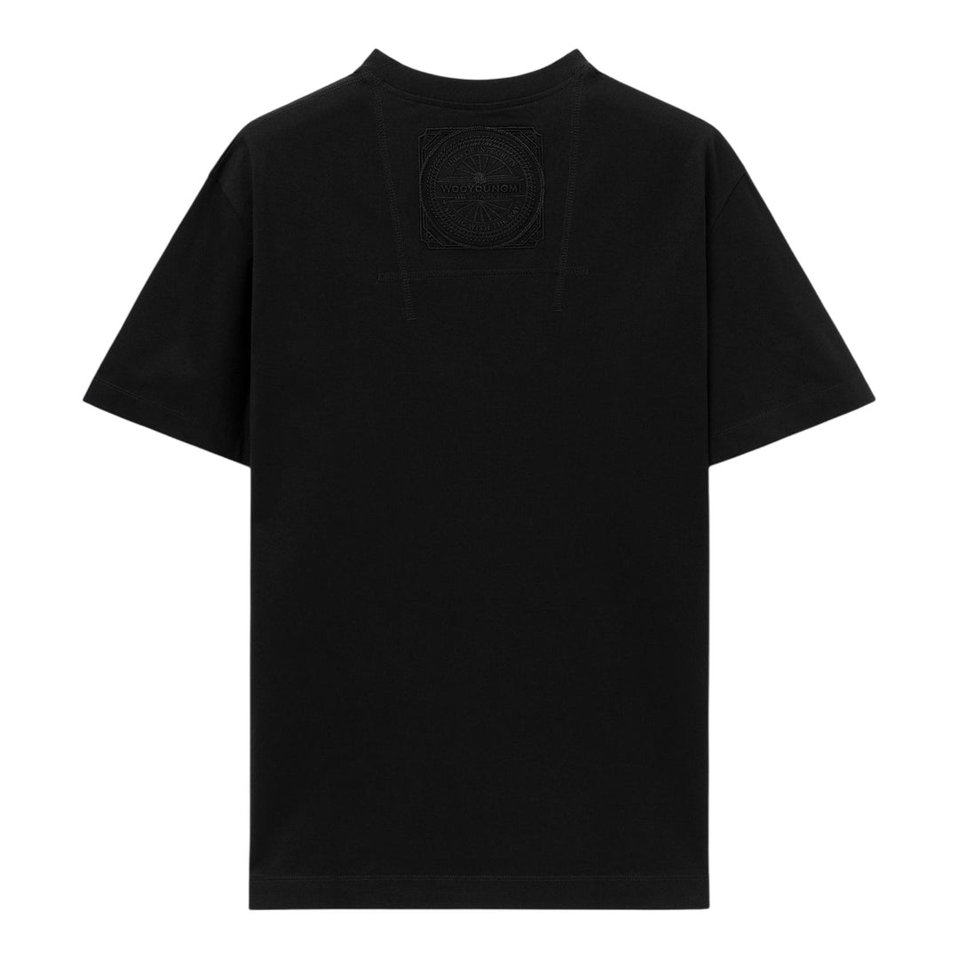 Club21 - Wooyoungmi - New Tonal Logo Back Patch Tee - TEES - Black