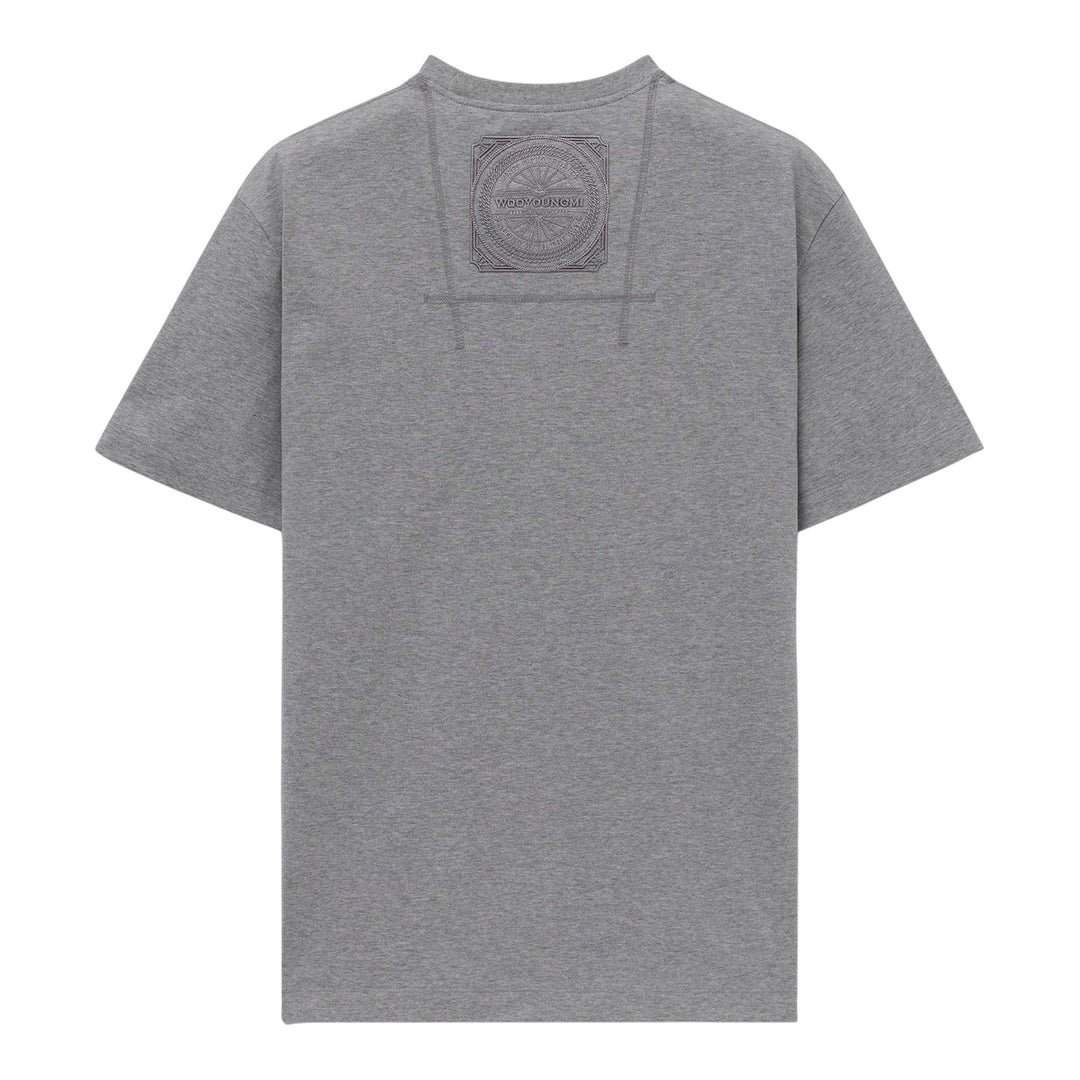 Club21 - Wooyoungmi - New Tonal Logo Back Patch Tee - TEES - Grey