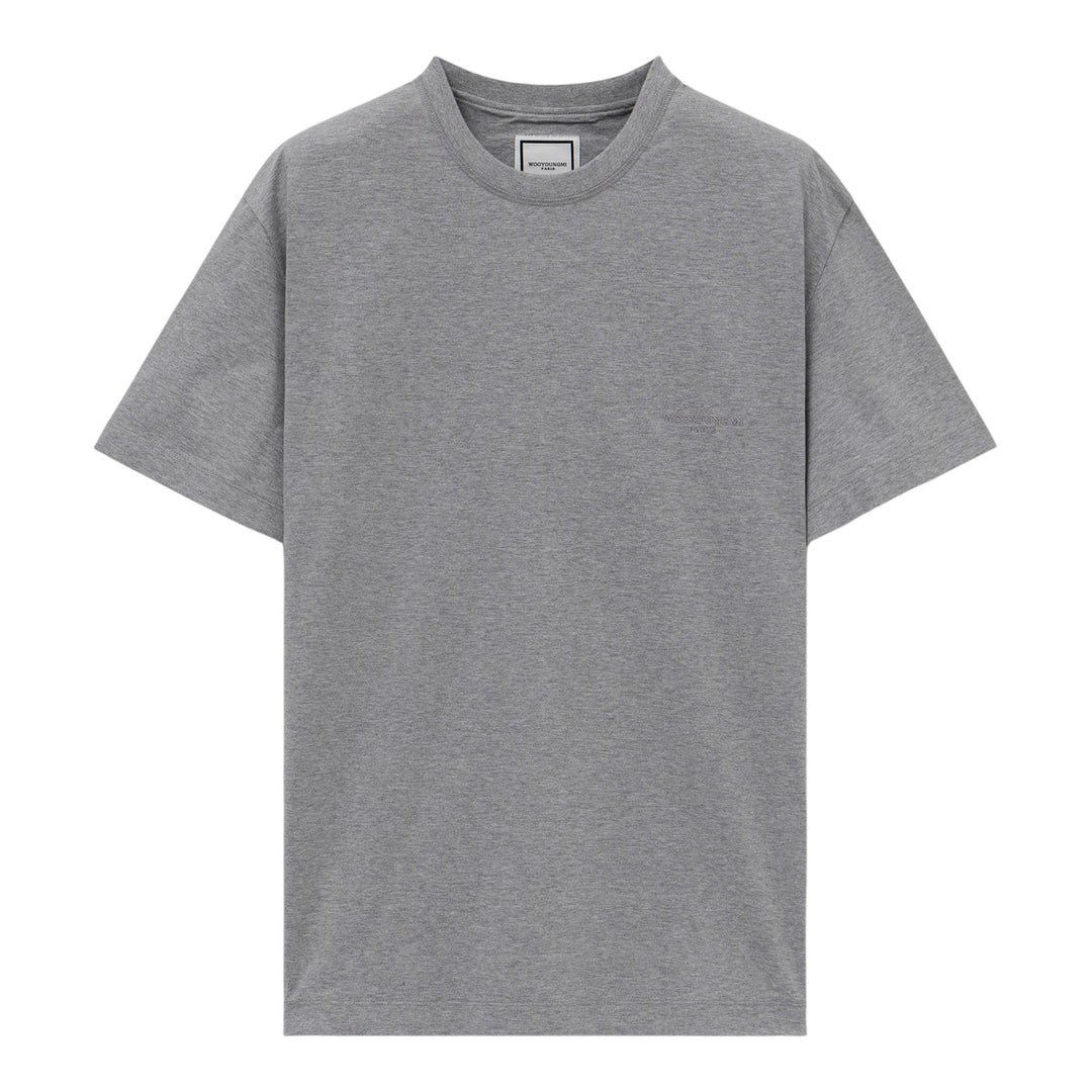 Club21 - Wooyoungmi - New Tonal Logo Back Patch Tee - TEES - Grey