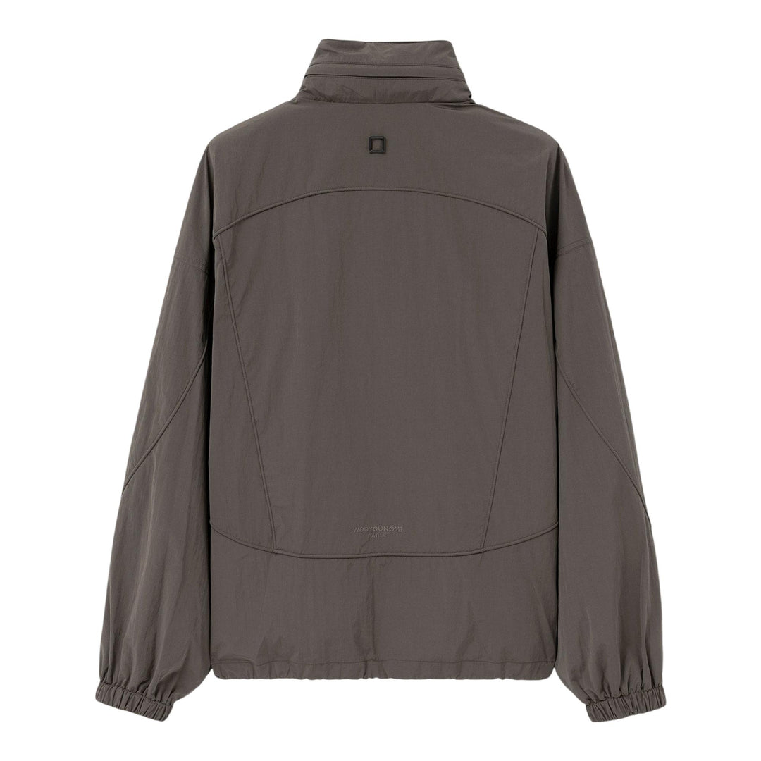 Club21 - Wooyoungmi - Nylon Track Hooded Jacket - BLOUSON - Khaki