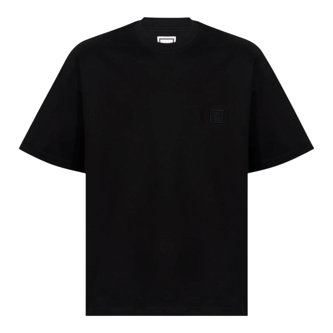 Club21 - Wooyoungmi - Oversized Back Abstract Print Tee - TEES - Black