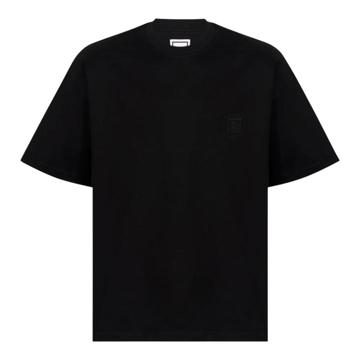 Club21 - Wooyoungmi - Oversized Back Abstract Print Tee - TEES - Black