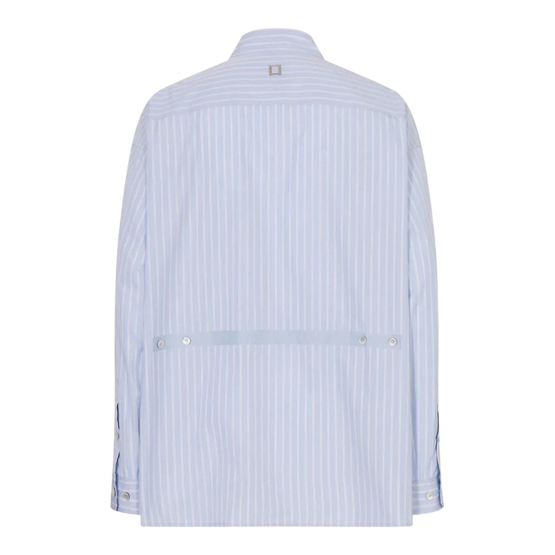 Club21 - Wooyoungmi - Oversized Shirt With Grograin Detail - SHIRTS - Blue